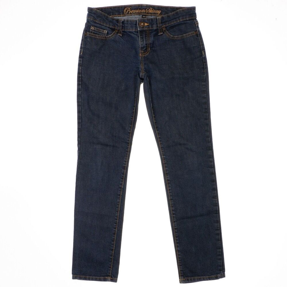 Gap Premium Skinny Jeans 4 (29x28) Low Waist Blue Denim Womens